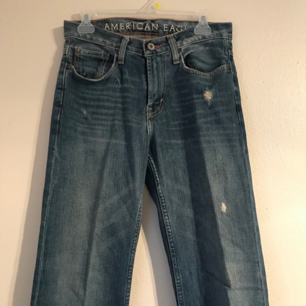 Bootcut Distressed Jeans